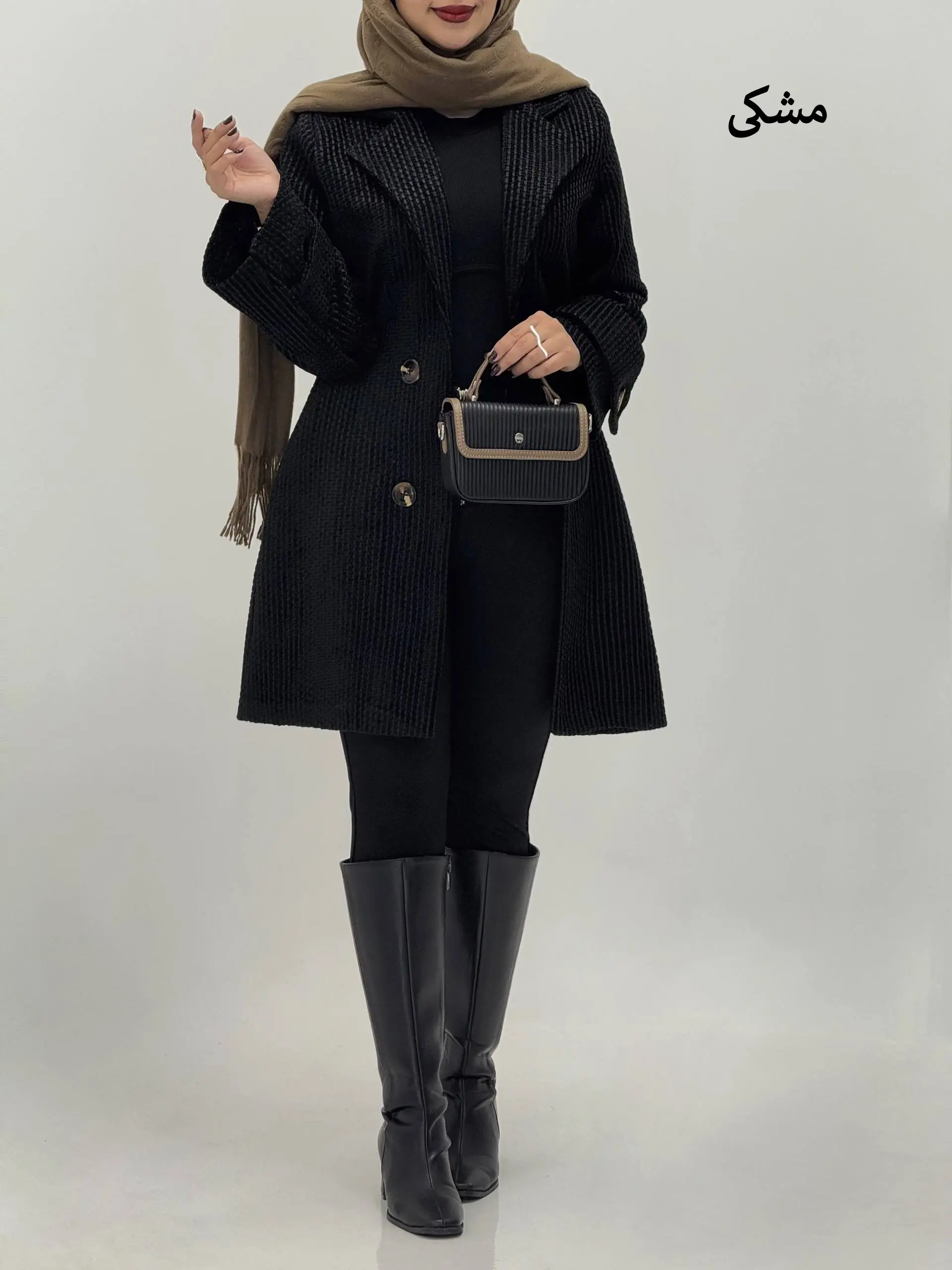 3608-پالتو مزونی شارلوت